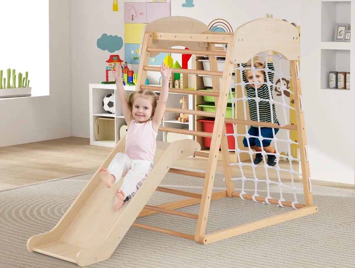 Лестница 6в1 Costway TS10202NA (Natural)