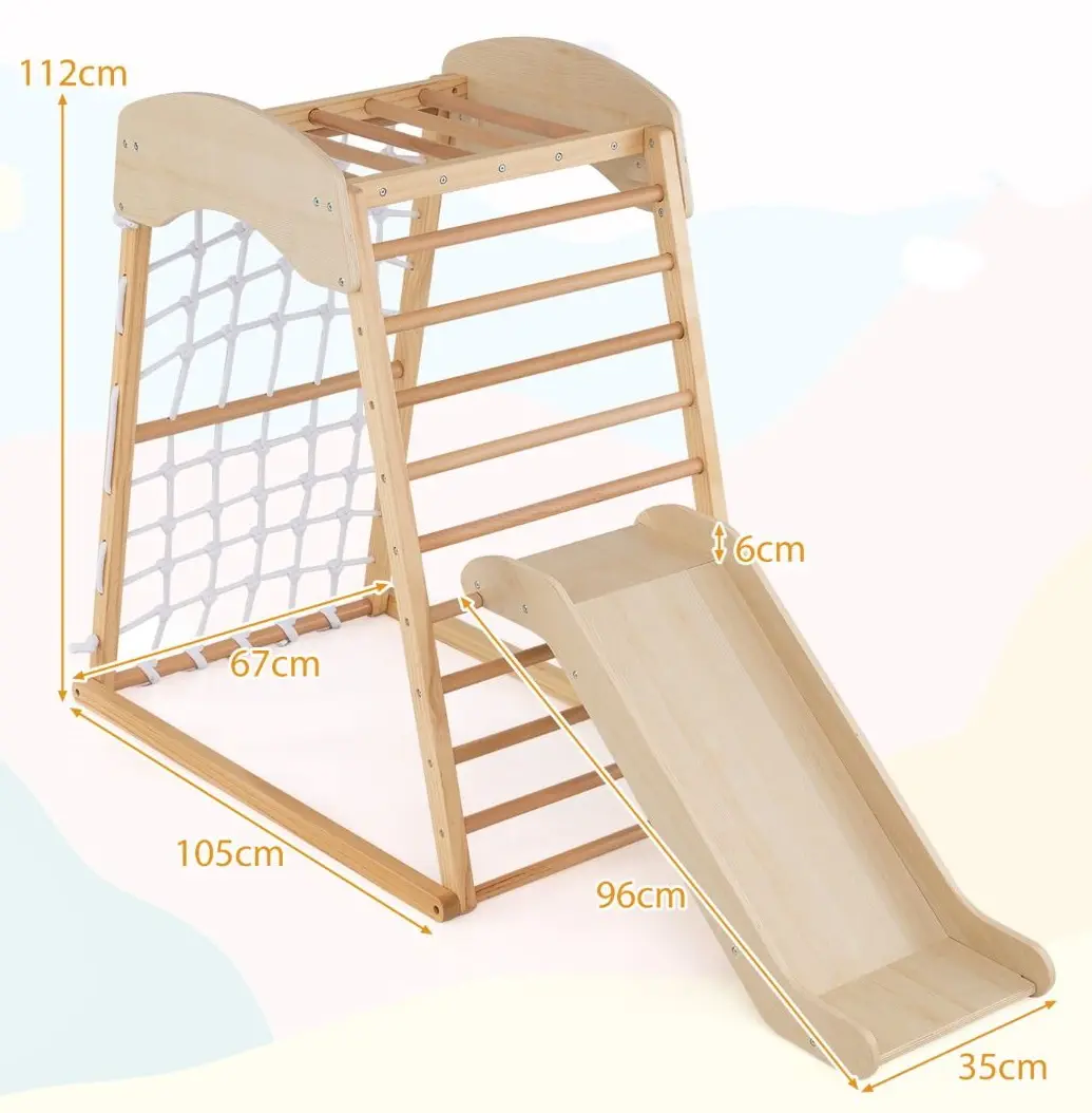 Лестница 6в1 Costway TS10202NA (Natural)