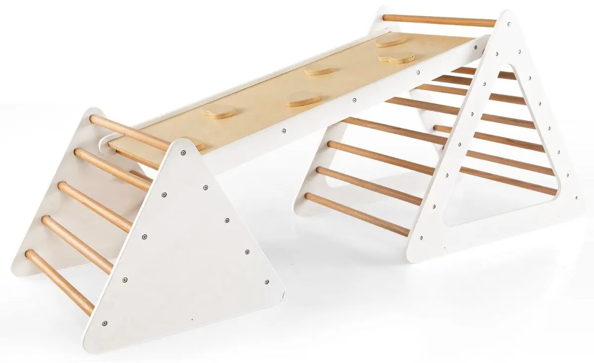 Лестница с мостиком 3в1 Costway TS10160BE (Beige)