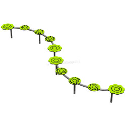 Pista de echilibru DastimArt 507 (Green/Grey)