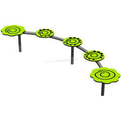 Pista de echilibru DastimArt 508 (Green/Grey)