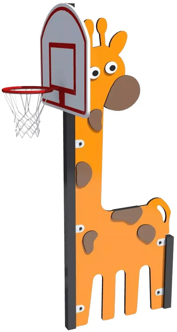 Stand de baschet DastimArt 0126 (Orange/White/Red)