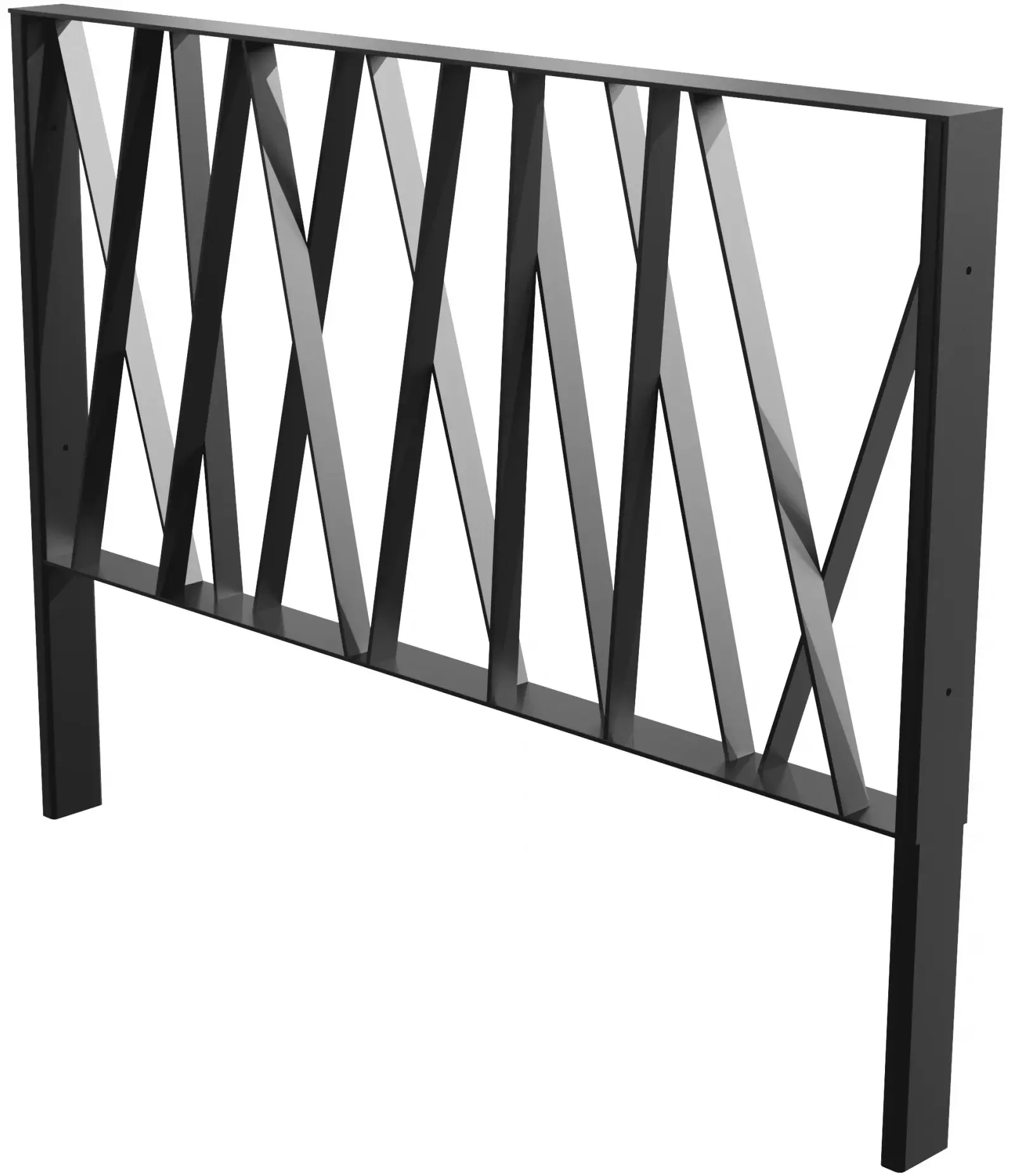 Gard decorativ DastimArt 948 (Black) - 2