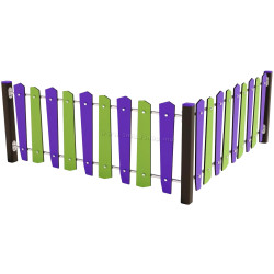 Gard decorativ DastimArt 953 (Purple/Green)