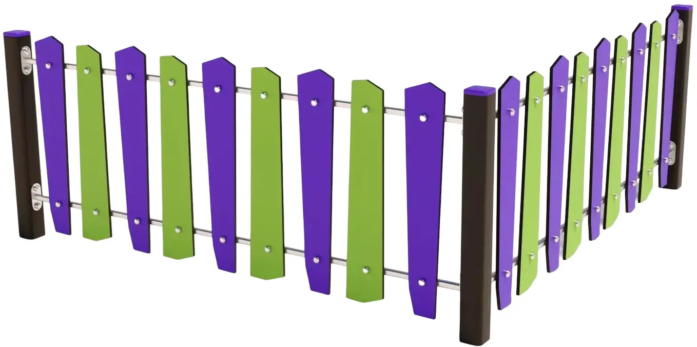 Gard decorativ DastimArt 953 (Purple/Green)