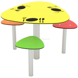 Masa pentru copii cu scaune DastimArt 926.1 (Multicolor)
