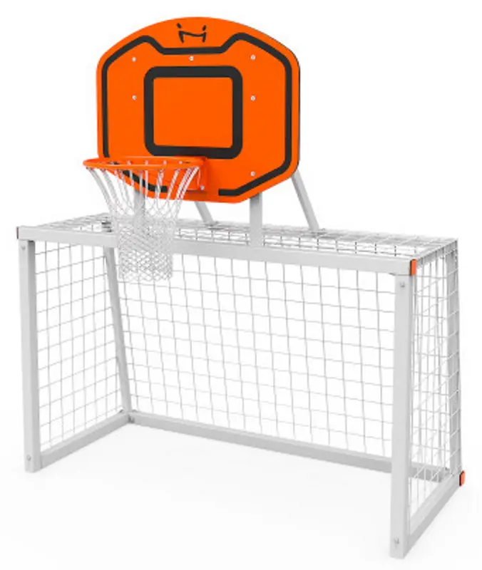 Poarta pentru fotbal cu panou de baschet 2in1 DastimArt 0124.1 - 2