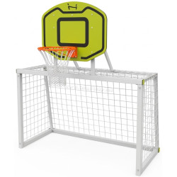 Poarta pentru fotbal cu panou de baschet 2in1 DastimArt 0124.1
