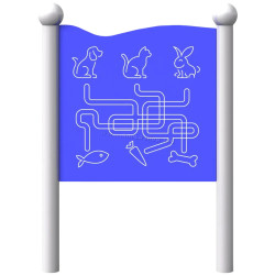 Panou interactiv DastimArt 309 (Blue/Silver)