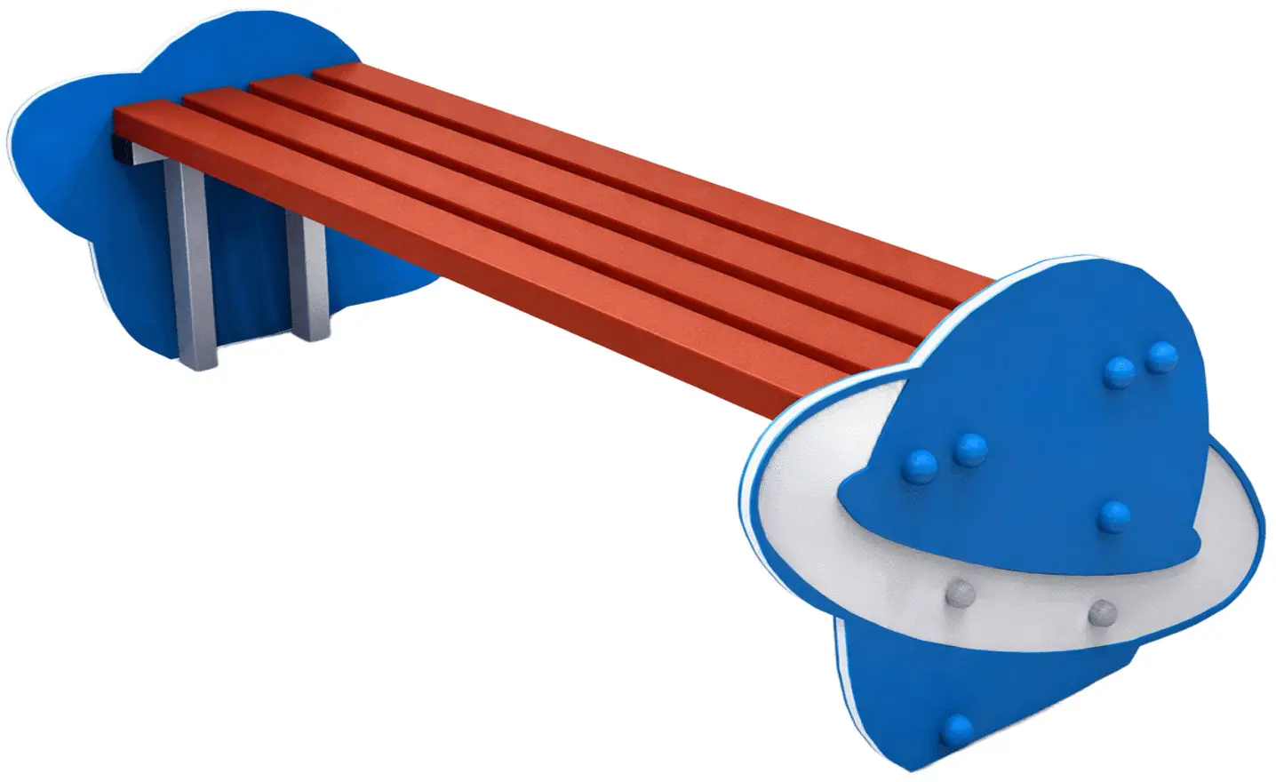 Banca pentru copii DastimArt 915 (Red/Blue)