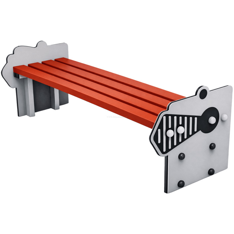 Banca pentru copii SMYard 918 (Red/Grey)