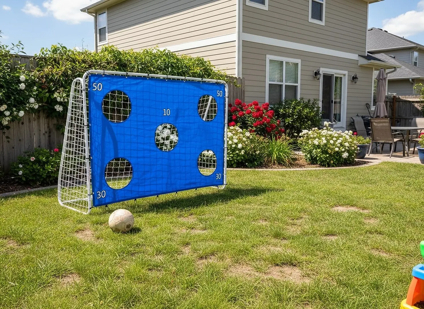 Poarta pentru fotbal GardenLine TIS7420 (White) - 4