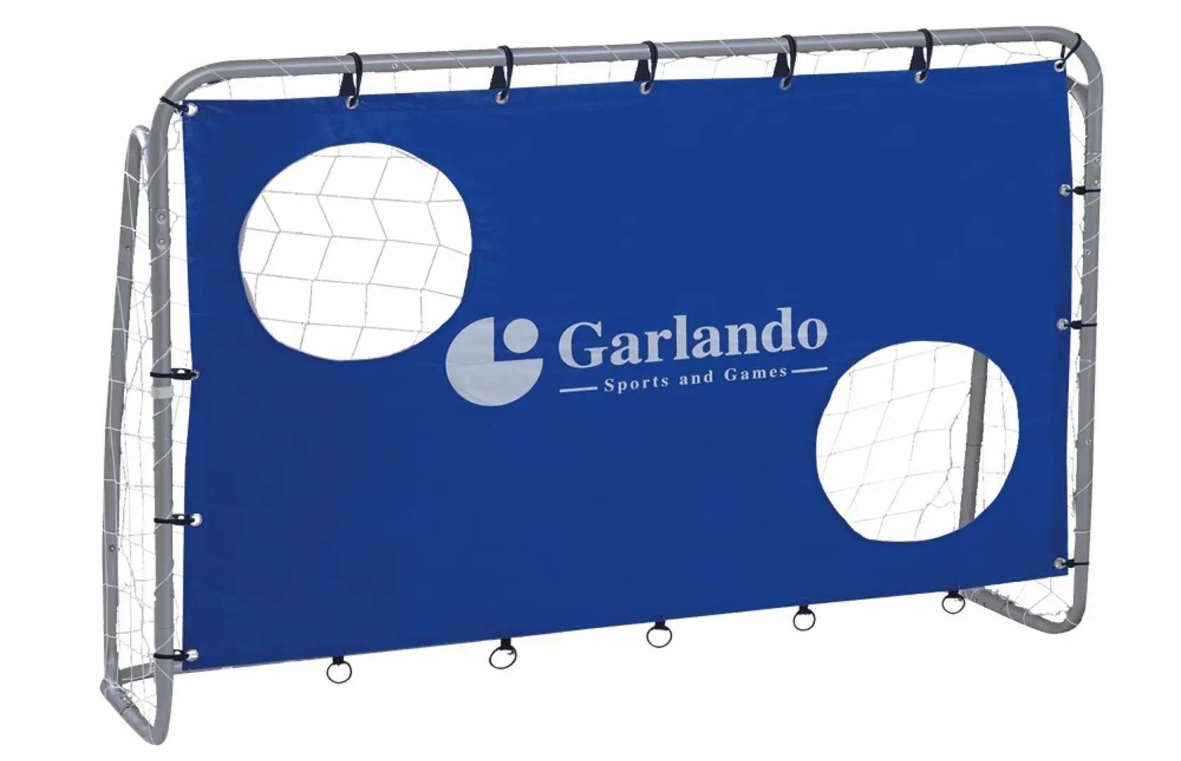 Poarta pentru fotbal cu tinta Garlando Toorx Classic Goal 180x120 (Silver/Blue)