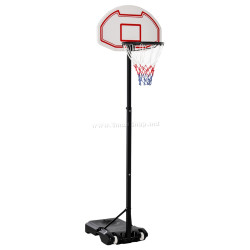 Stand de baschet Homcom A61-003 (Black/Red)