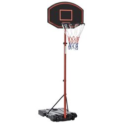 Stand de baschet Homcom A61-015 (Black/Red)
