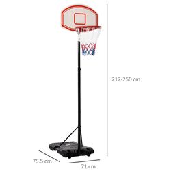 Stand de baschet Homcom A61-020 (Black/Red) Thumb