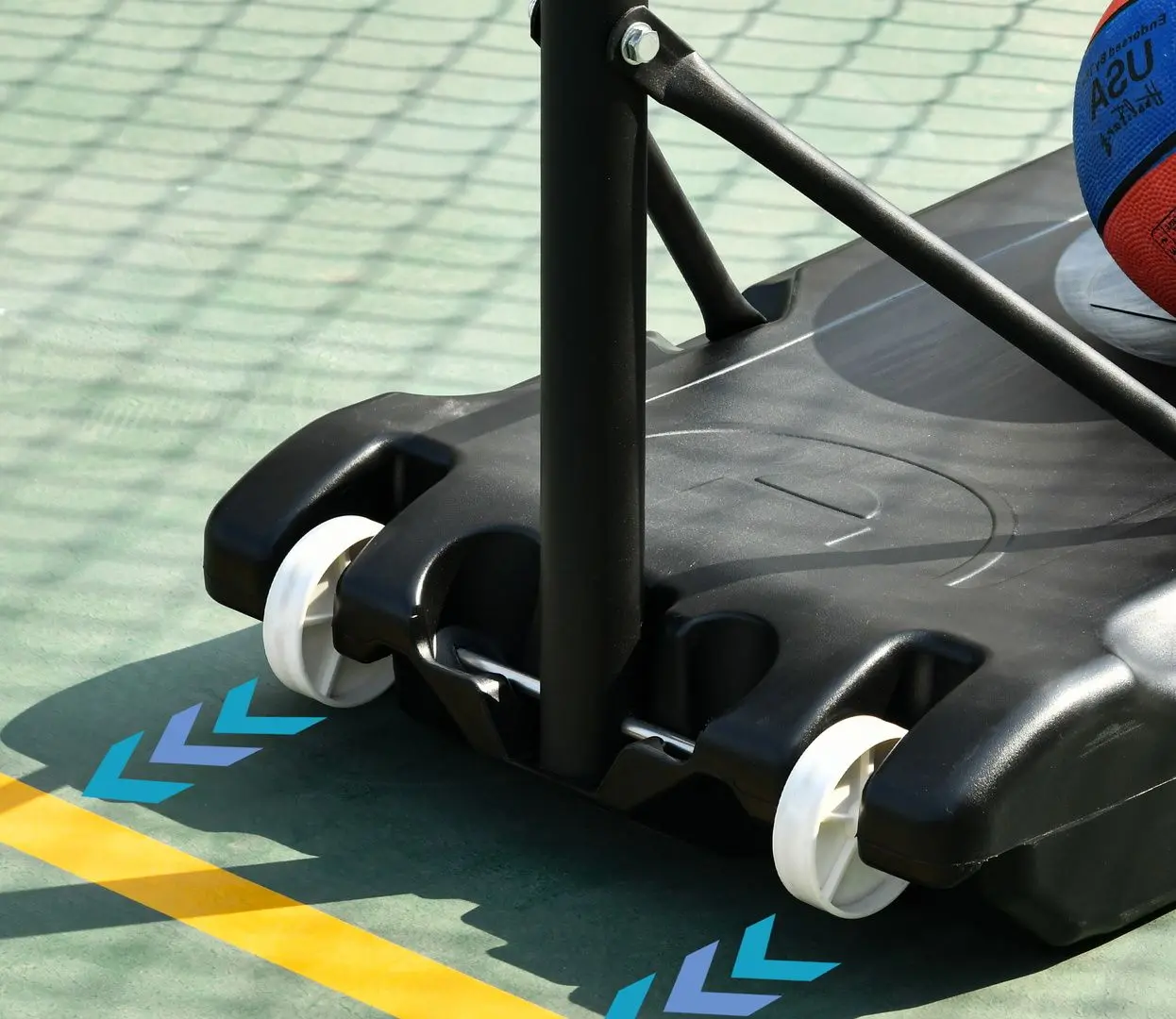 Баскетбольная стойка Homcom A61-021 (Black/White)