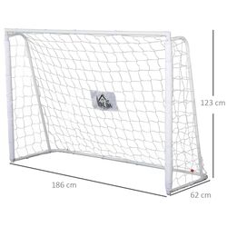 Футбольные ворота Homcom A62-022WT (White) Thumb