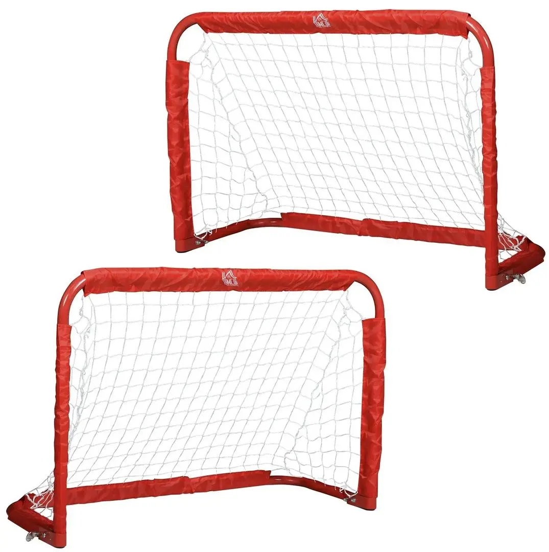Set porti pentru fotbal Homcom A62-027RD (Red)