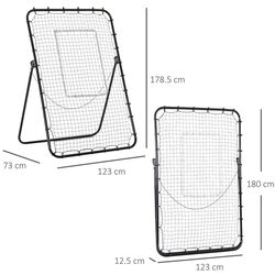 Тренировочная сетка Homcom A90-253 (Black) Thumb