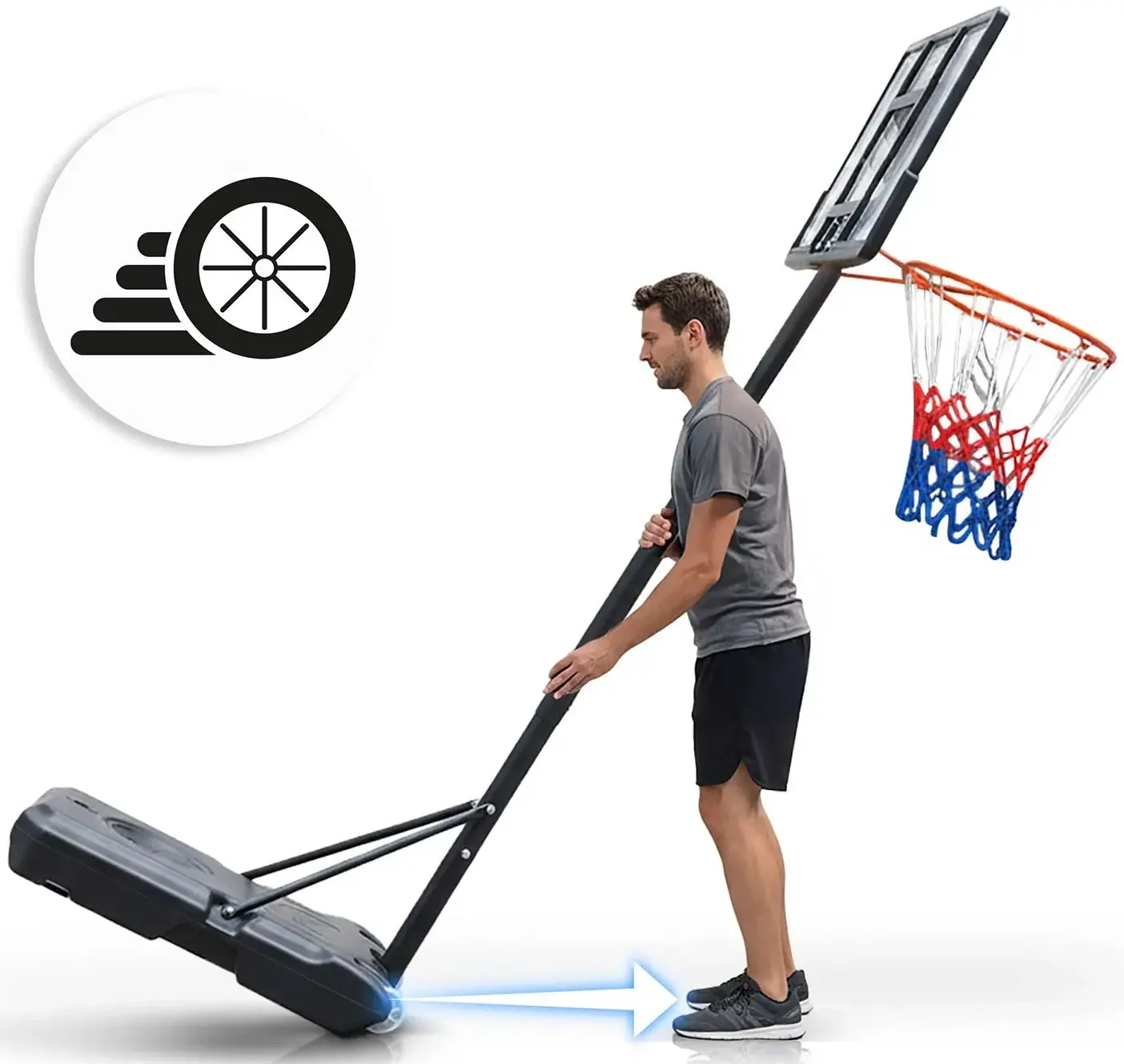 Stand de baschet Neo Sport NS-280 1280 (Black) - 7