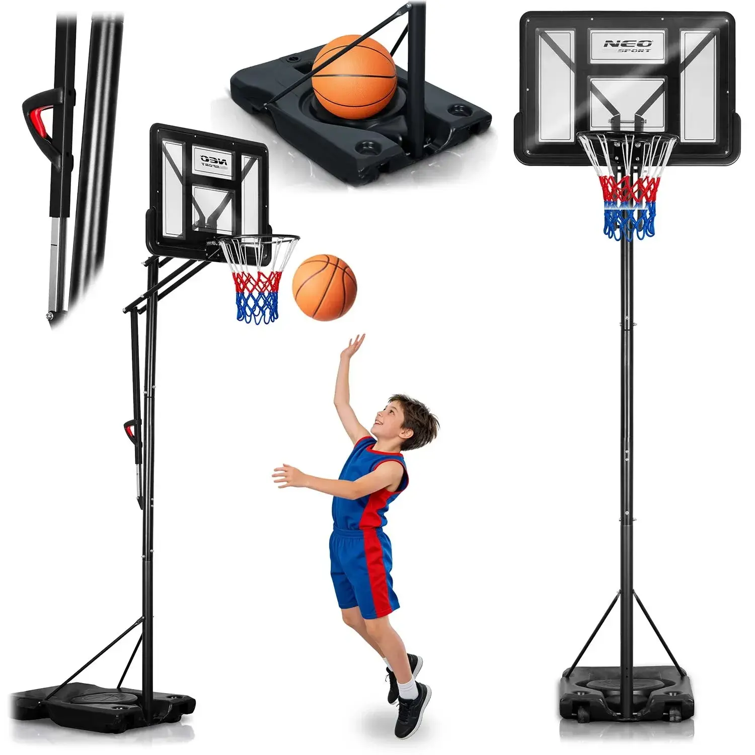 Stand de baschet Neo Sport NS-283 1283 (Black) - 5