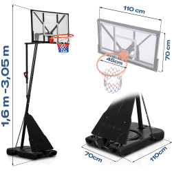 Stand de baschet Neo Sport NS-284 1284 (Black) Thumb