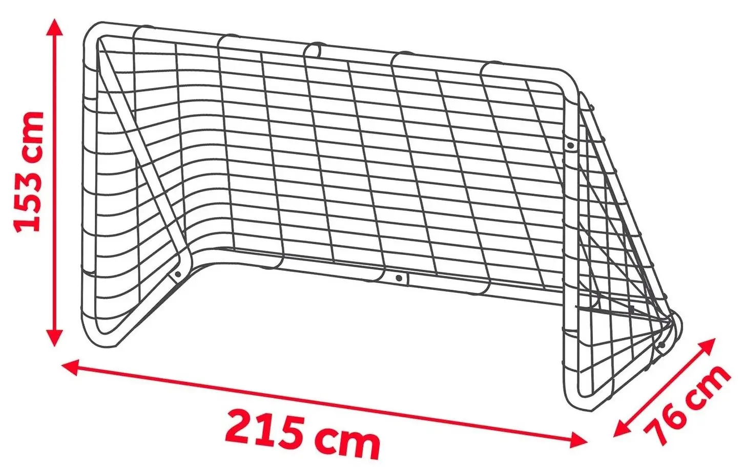 Poarta pentru fotbal Neo Sport 1451 (Red) - 3
