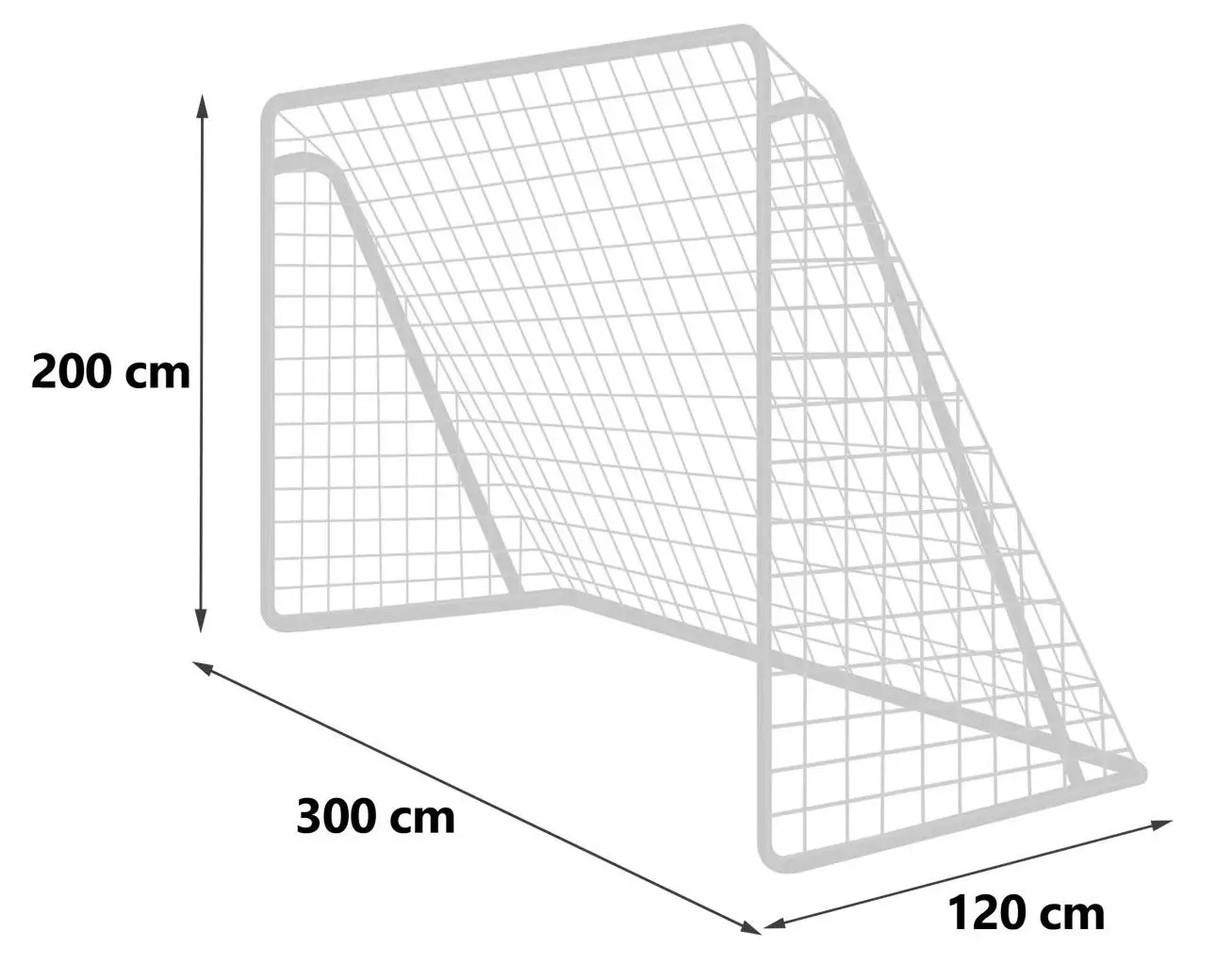 Poarta pentru fotbal Neo Sport 1456 (White)