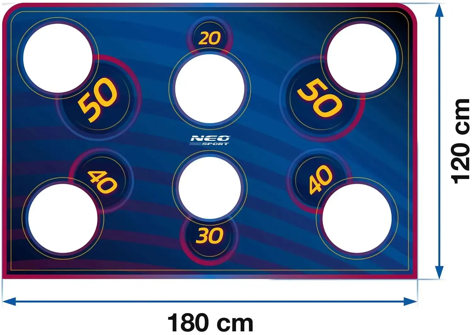 Tinta pentru poarta de fotbal Neo Sport 1474 (Blue) - 2