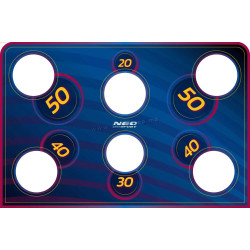 Tinta pentru poarta de fotbal Neo Sport 1474 (Blue)
