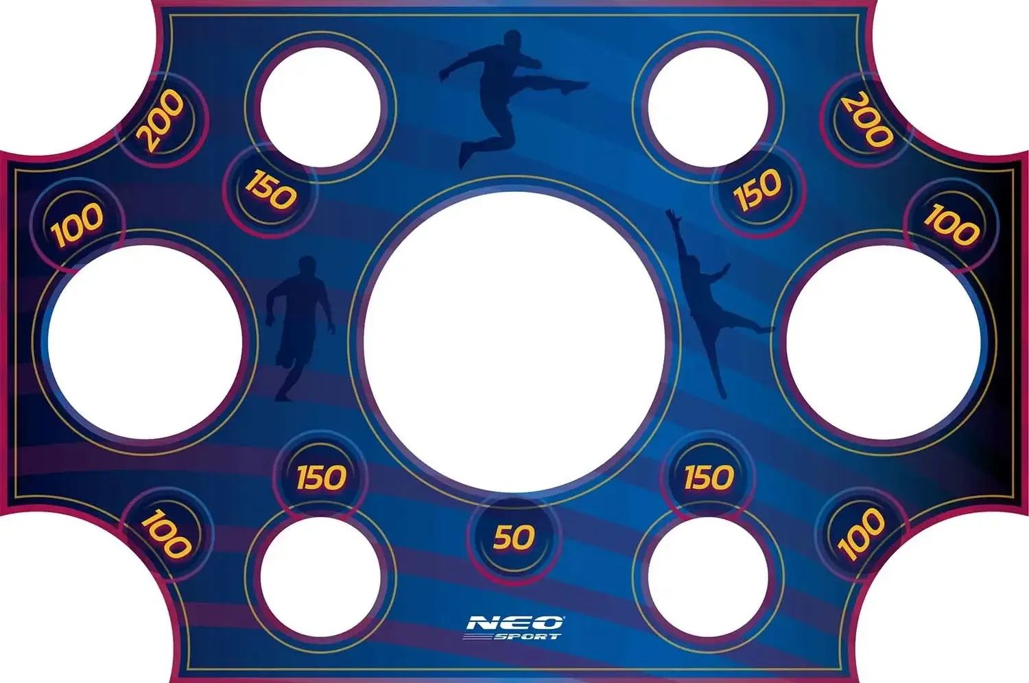 Прицельный коврик для футбольных ворот Neo Sport 1476 (Blue)