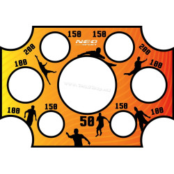 Прицельный коврик для футбольных ворот Neo Sport 1478 (Orange)