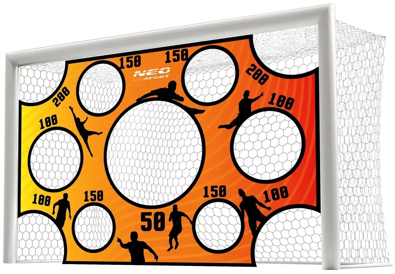 Tinta pentru poarta de fotbal Neo Sport 1479 (Orange) - 6