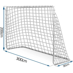 Plasă de poartă de fotbal Neo Sport 1482 (White) Thumb