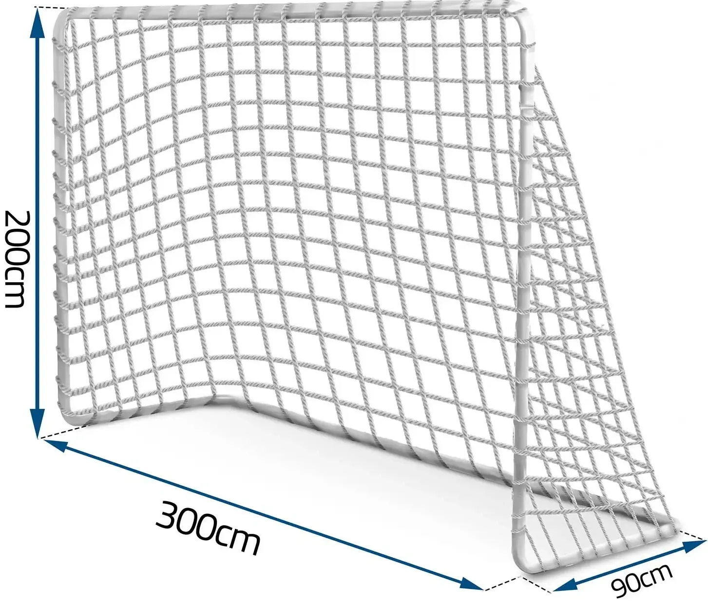 Plasă de poartă de fotbal Neo Sport 1482 (White) - 2