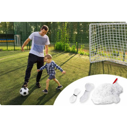 Plasă de poartă de fotbal Neo Sport 1482 (White) Thumb