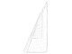 Poarta pentru fotbal Nils BR8182 (White)