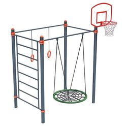 Спортивный комплекс PlayPark Workout Kids C-101 (Grey/Orange)