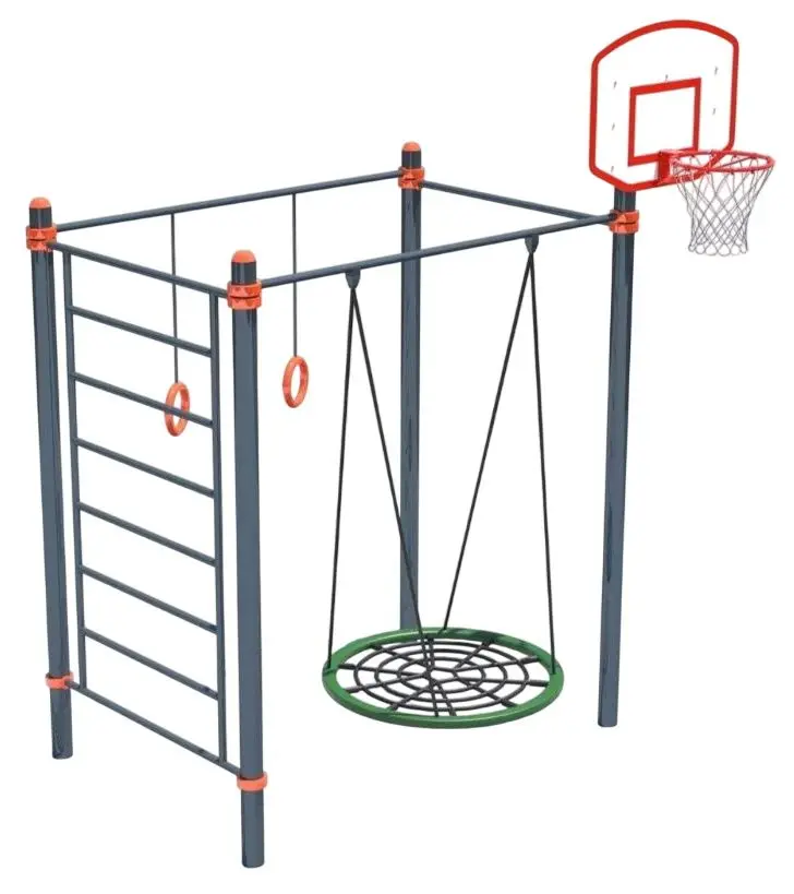 Спортивный комплекс PlayPark Workout Kids C-101 (Grey/Orange)