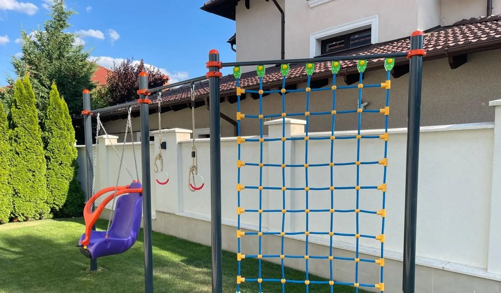 Complex sportiv PlayPark Workout Kids C-104 (Black/Orange)