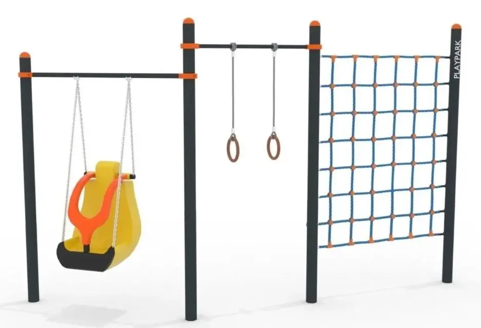 Complex sportiv PlayPark Workout Kids C-104 (Black/Orange)