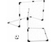 Set porti pentru fotbal Procart SSSK01 (White/Black)