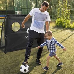 Poarta pentru fotbal 2in1 Solex 44510 (Black) Thumb