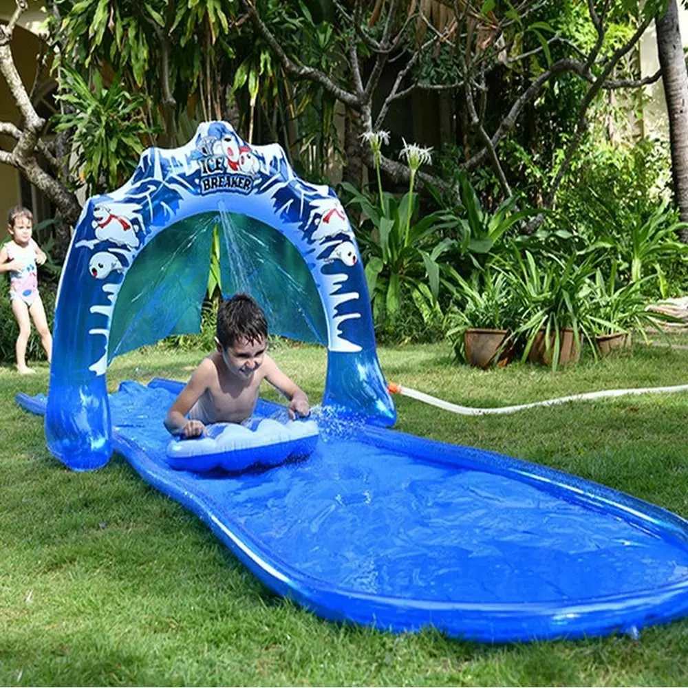 Надувная водная горка SunClub Ice Breaker 500x95cm (Blue)