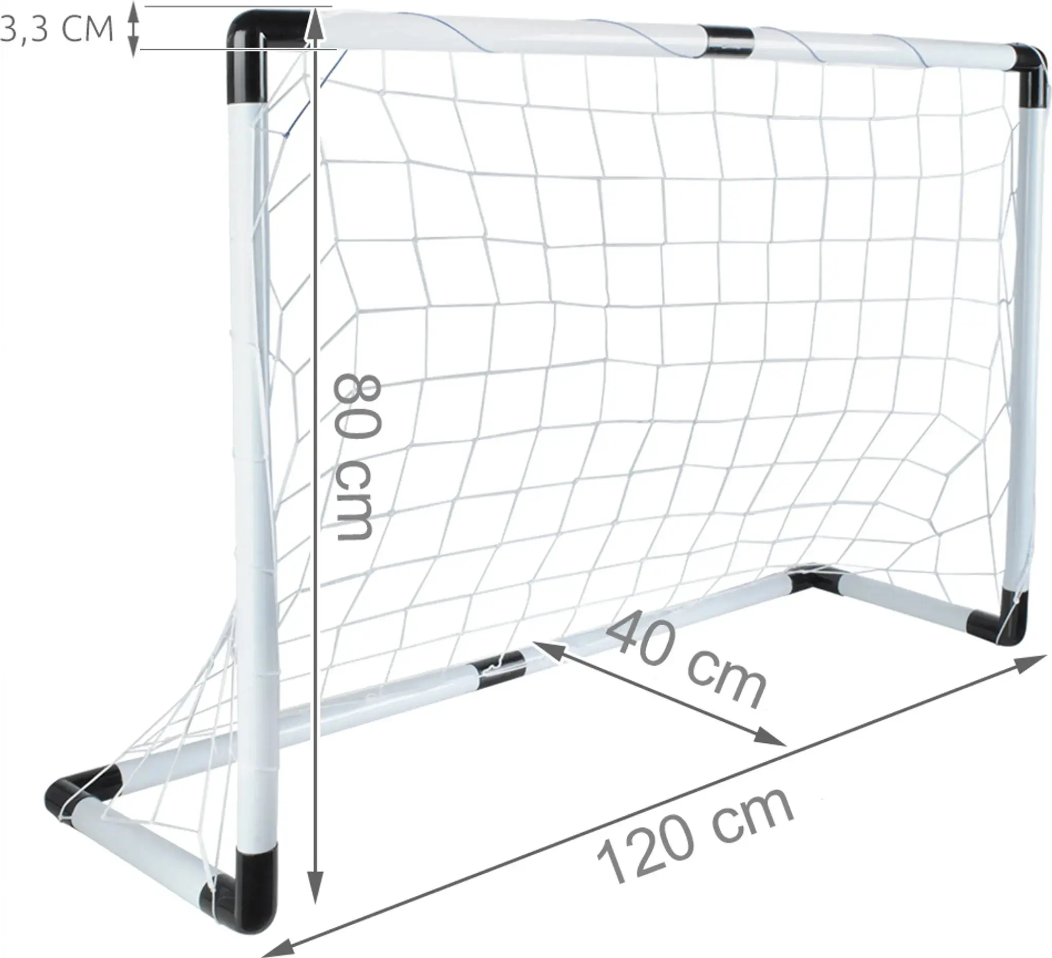 Футбольные ворота Trizand 23459 (White)