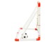 Poarta pentru fotbal cu tinta VidaXL 80344 Set (White/Red)