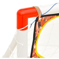 Футбольные ворота с мишенью VidaXL 80344 Set (White/Red) Thumb
