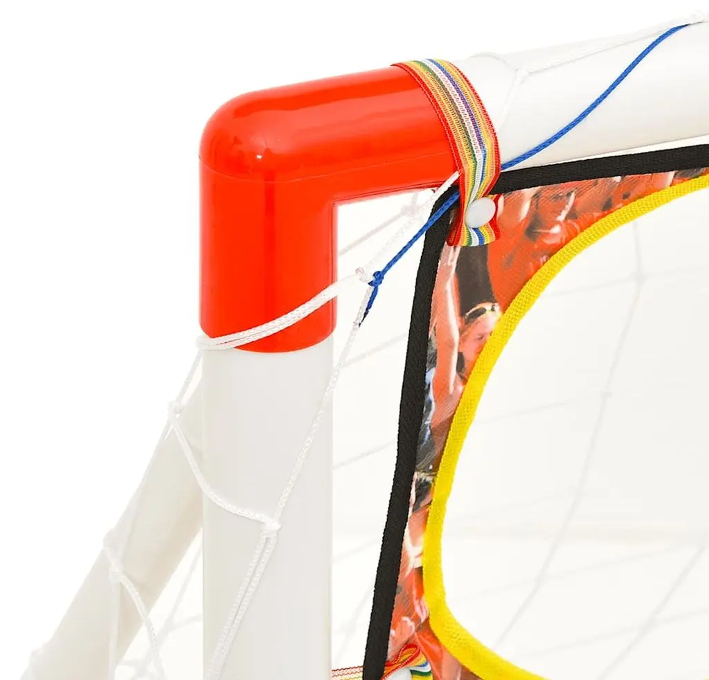 Футбольные ворота с мишенью VidaXL 80344 Set (White/Red)