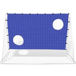 Футбольные ворота с мишенью VidaXL 90573 (White) Thumb